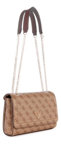 Guess Noelle - Solapa Cruzada Convertible, Logotipo De Latte