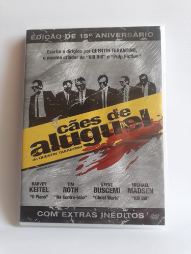 Dvd Cães De Aluguel (1992) - Harvey Keitel - Ótimo Estado