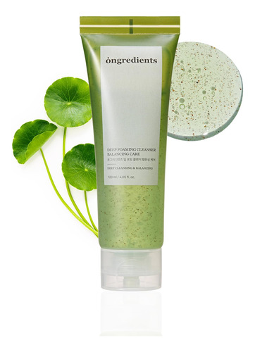 Ongredients Heartleaf Tea Slime - Limpiador Facial Con Parti