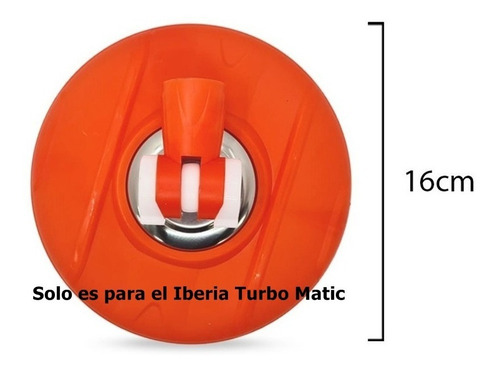 Imagen 2 de 3 de Cabezal Disco Porta Mopa Repuesto Para Iberia Turbo Matic