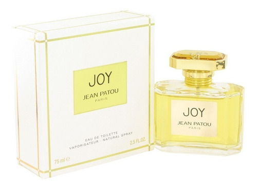 Perfume para mujer Jean Patou Joy, 75 ml, Eau de Toilette, volumen unitario 75 ml