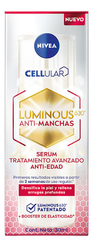 Serúm Nivea Luminous Anti Manchas Anti Edad X 30 Ml