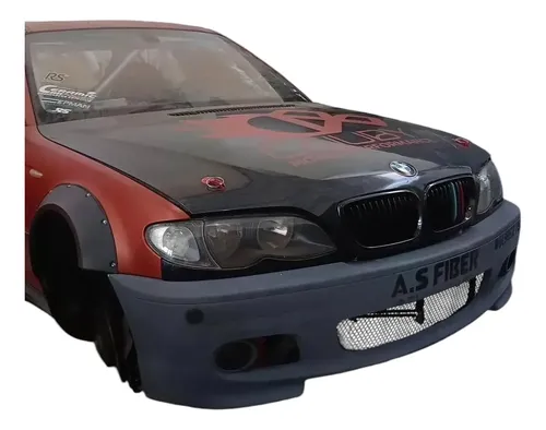 Parachoque Dianteiro Liso Bmw E46 Motorsport Em Fiber Glass