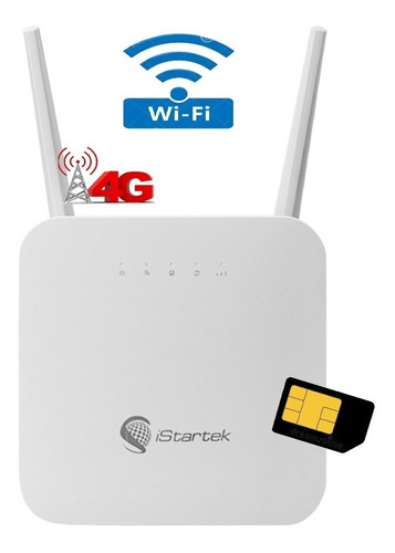 Imagen 2 de 9 de Modem Router 4g Lte C/chip Wifi Banda Rural Liberado.