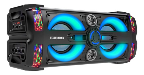 Parlante Portátil Bluetooth Telefunken Neon 25 Led Micrófono