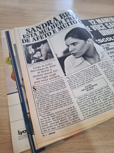 Revista Contigo 278 Beth Goulart Eva Wilma Sandra Bréa (Usado)