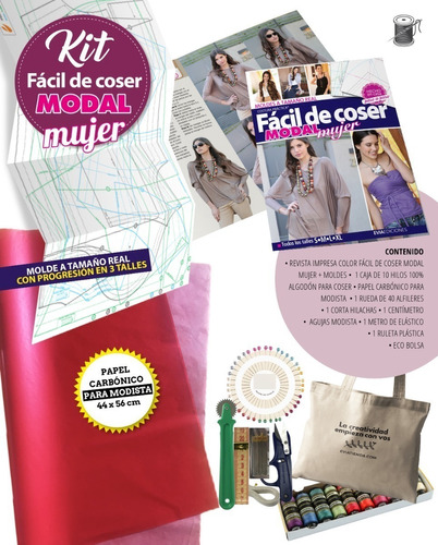 Kit Creativo Fácil De Coser Modal Mujer /costura Práctica 