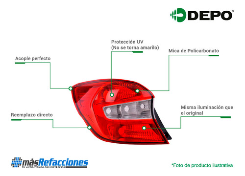 Calavera Cv Trax Premier 2017 - 2020 C/leds Depo Izq Calidad