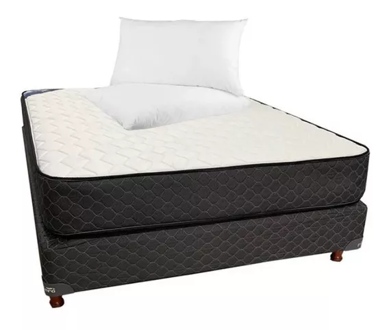 Sommier Priero Spring 2 Plazas 190 X 140 + 2 Almohadas Cuota