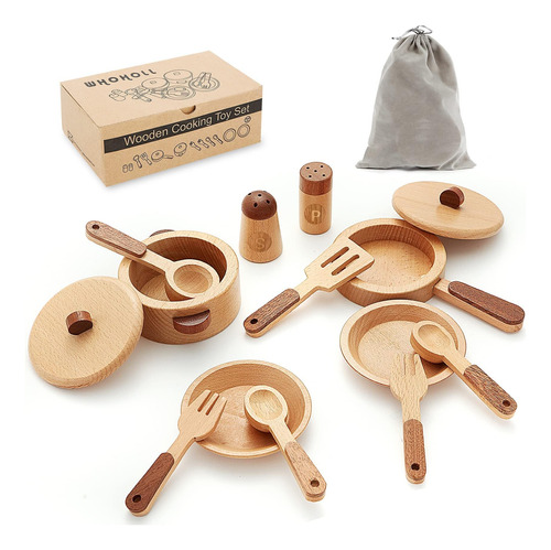 Whoholl Juguetes De Madera, Accesorios De Cocina, Juguetes M