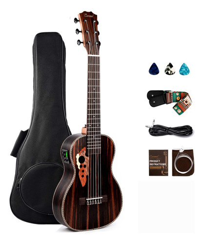 Caramel Cb904g - Kit De Guitarra Electrica De Madera De Eban