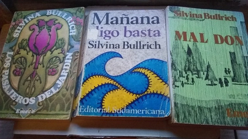 Silvina Bullrich - Lote X 3 Libros Usados (c367)