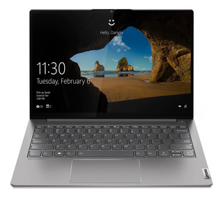 Portátil Lenovo ThinkBook 13s G2-ITL mineral gray 13.3", Intel Core i5 1135G7 8GB de RAM 256GB SSD, Intel Iris Xe Graphics G7 80EUs 1920x1200px Windows 10 Pro