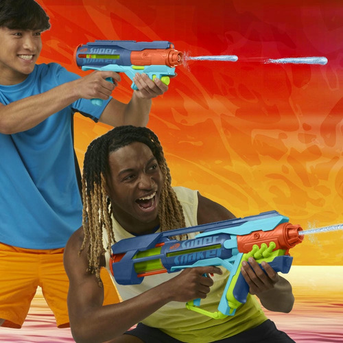 Nerf Super Soaker Lanzador De Agua Power Drench +8 Años
