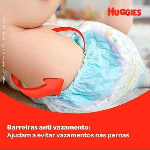 Kit 4 Fraldas Huggies Supreme Care M Com 40 Unidades Cada