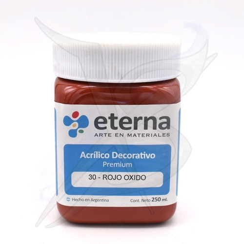 Acrilico - Eterna 250 Cc Rojo Oxido - Xion Store