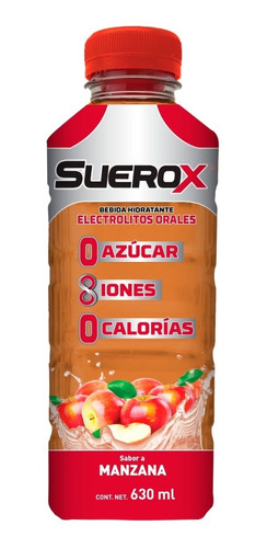 Suerox Bebida Hidratante Sabor Manzana 630ml