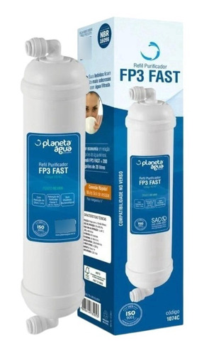 Refil Planeta Água Fp3 Fast 1074c Para Purificador Polar