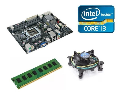 Combo Actualizacion I3 Mother + Micro +memoria 8gb +  Cooler (Reacondicionado)