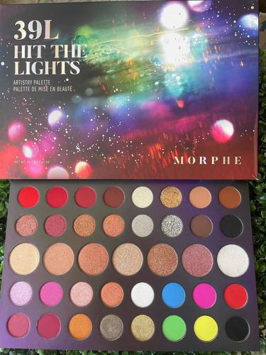 Paleta De Sombras Morphe 39 L Hit The Lights Sombra Variada