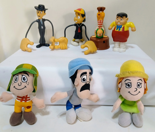 Coleccion 7 Muñecos Chavo Del Ocho Mc Donalds Lote 50 (Usado)
