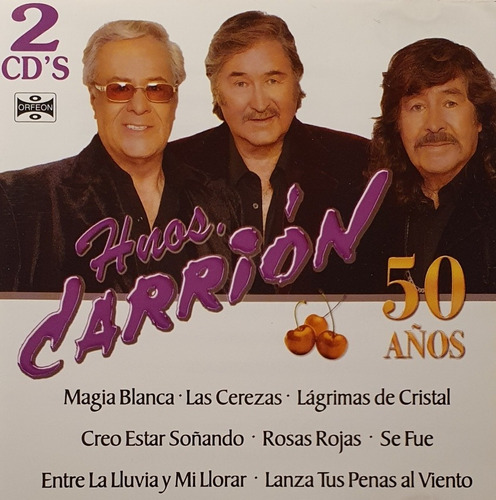 Cd Los Hermanos Carrion + 2cds + 50 Años