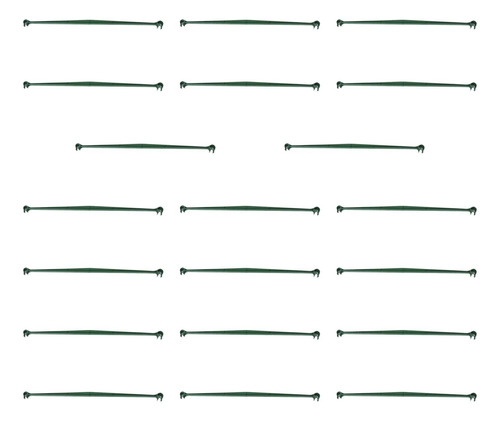 20x Clips De Conexión De Enrejado Brazos De 1,1 Cm X 30 Cm