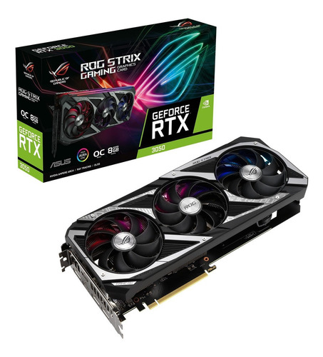Imagen 6 de 6 de Placa de video Nvidia Asus ROG Strix GeForce RTX 30 Series RTX 3050 ROG-STRIX-RTX3050-O8G-GAMING OC Edition 8GB