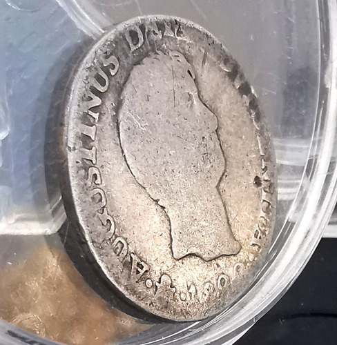 Moneda Original Plata Un Real 1822 Agustin De Iturbide
