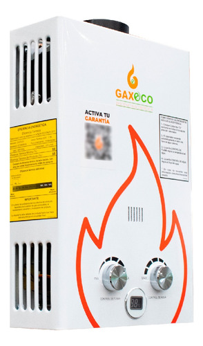 Calentador Boiler De Paso Instantáneo Gaxeco Eco6000 Gas Lp