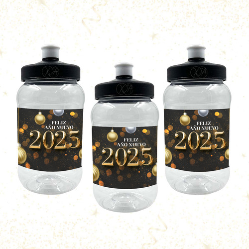 Recuerdos Vasos Año Nuevo 500 Ml Cilindro Con Chupon X 60