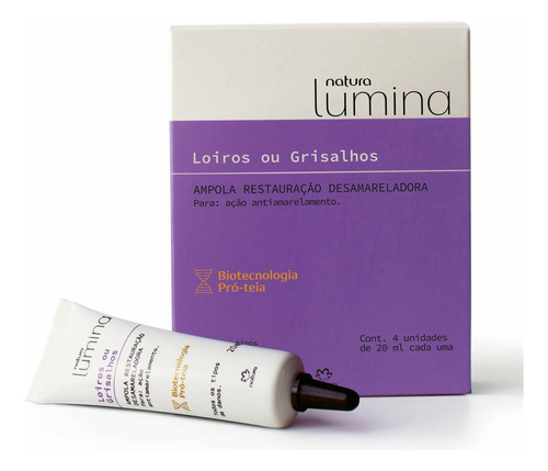Natura Lumina Ampollas Restauración Cabello Rubio O C/ Canas