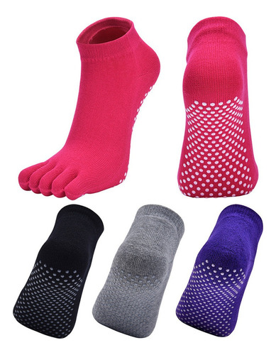 Calcetines Para Yoga Y Pilates Antideslizantes 4pares