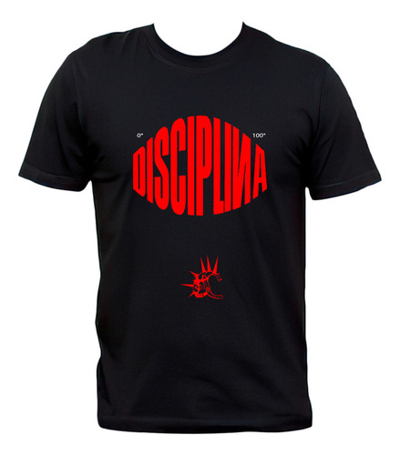 Remera Negra Lali Disciplina Lali Espósito Algodón Premium