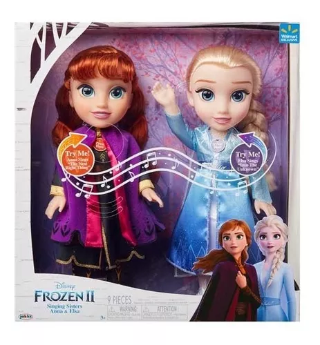 Pack Frozen Anna Y Elsa Muñecas Que Cantan - Frozen 2