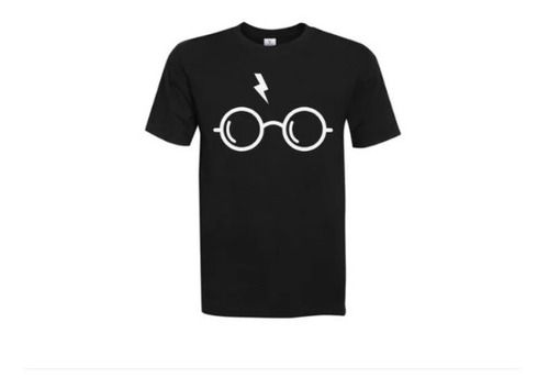 Polera Polo Harry Potter Lentes 100% Algodón