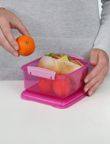 Taper Vianda Lunchera Alimentos Sistema Lunch Plus 1.2 Lts