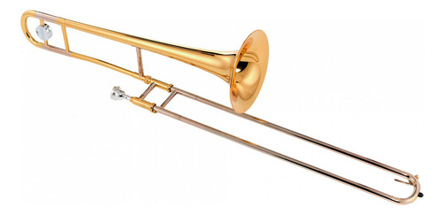 Trombon Yamaha De Vara Sib Laqueado Ysl 354e-4 Msi