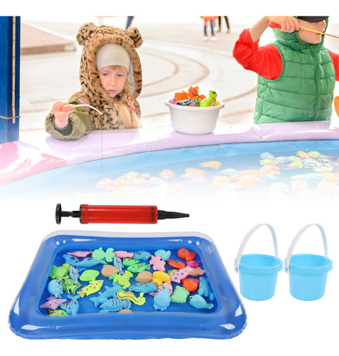 Juego De Juguetes De Pesca Para Niños, Mesa De Agua Para Ext