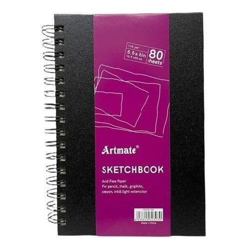 Block Para Bocetar Sketch Book 110 Grs 12,7x20 Cm - Artmate