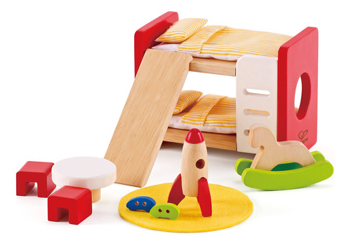 Hape - Casa De Muñecas De Madera, Muebles Para Habitación 