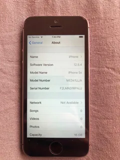 iPhone 5s Negro 16 Gb