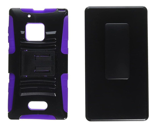 Hr Wireless Nokia Lumia 928 Soporte Lateral Con Estuche Para Color Black/Purple