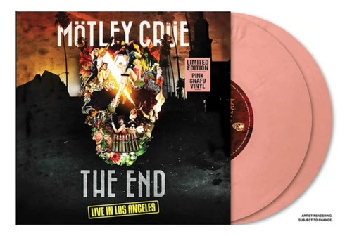 Motley Crue The End Live In Los Angeles Lp 2vinilos Rosa Imp