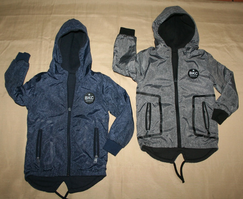 Par De Chaquetas Reversibles (tela Parka Y Polar) Talla 4