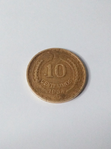 Monedas De 10 Pesos Y Centesimos Del 89,81 Y 64