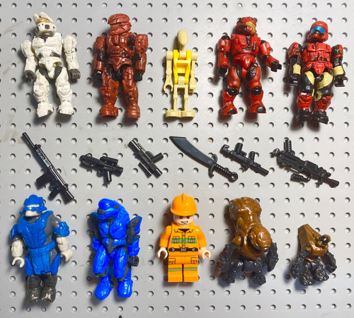 Megabloks Mega Construx Halo Lote Mix Figuras (51) 1 Halo (Usado)