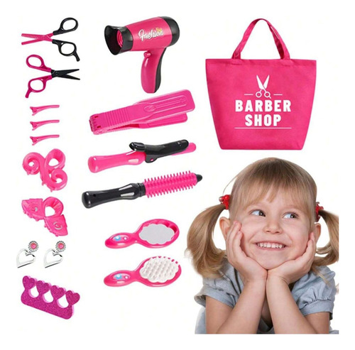 Juego De Peluquería Con Secadora, Juguetes Para Niñas