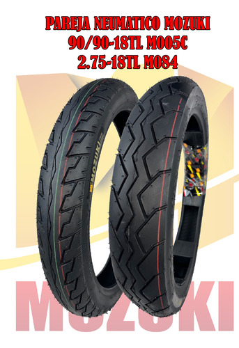 Neumáticos De Moto Mozuki Ka150 / En125/ Ybr125.