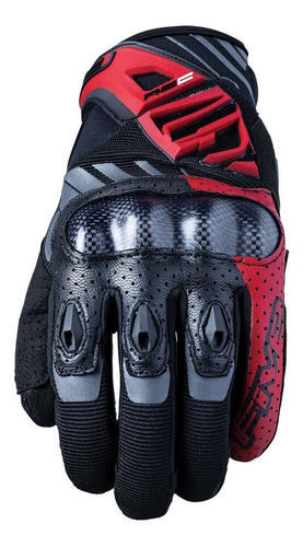 Guantes Moto Five Rs-c Red Deportivos C/protecciones 